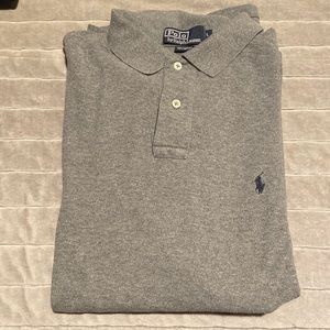 Mens Gray Polo by Ralph Lauren